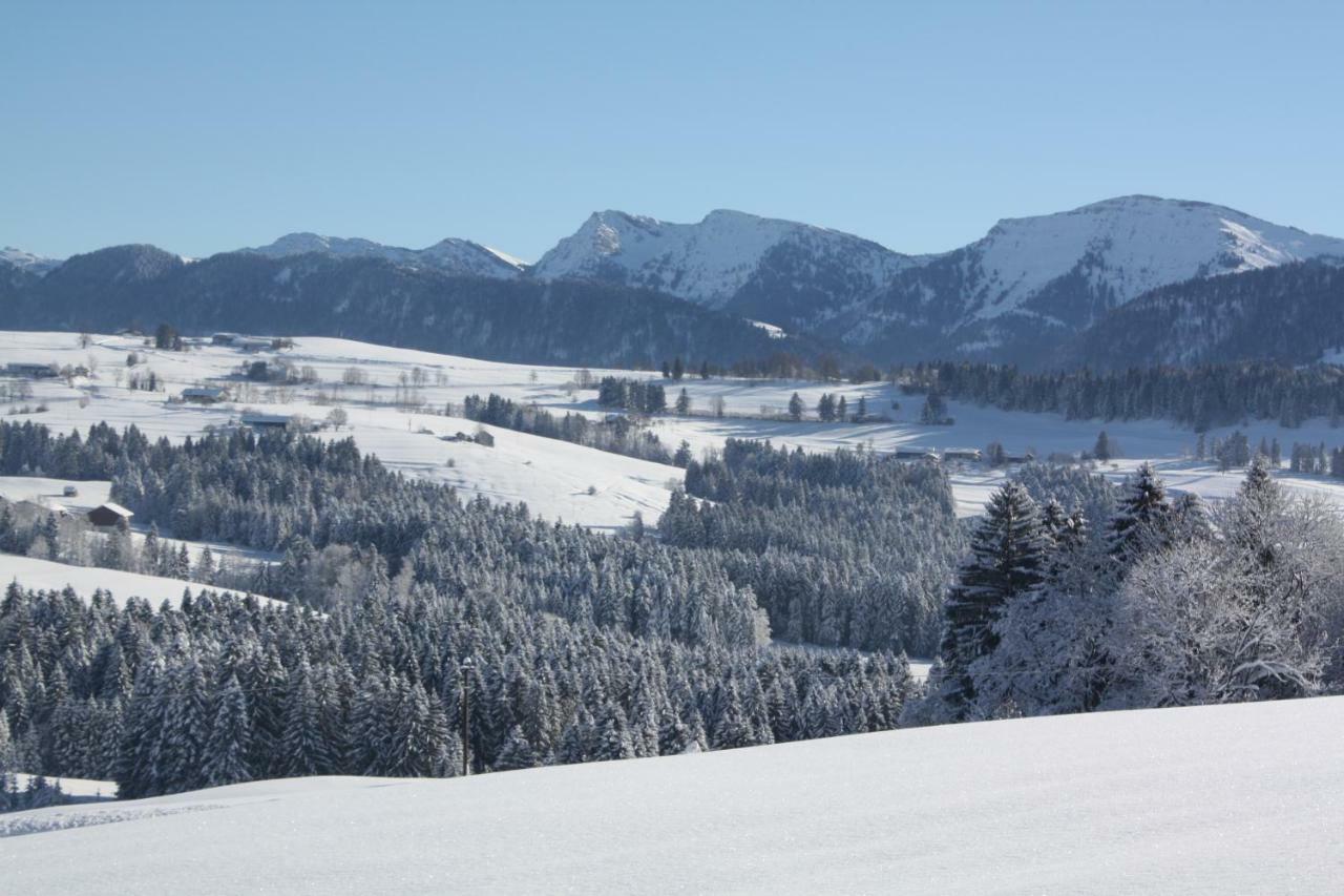 Ferienwohnung Nagelfluh Allgaeu Oberreute Exterior foto